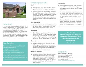 planned giving brochure