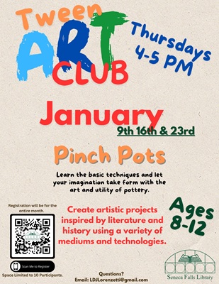 Tween Art Club (January)