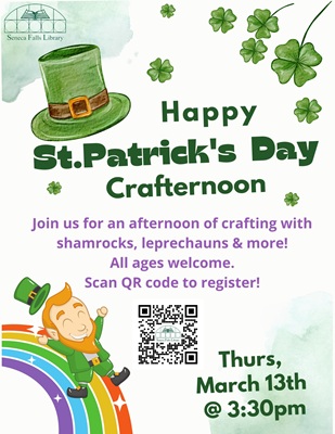 St. Patrick’s Day Crafternoon