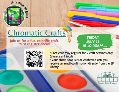 Chromatic Crafts: Faux Stained Glass (July 11)