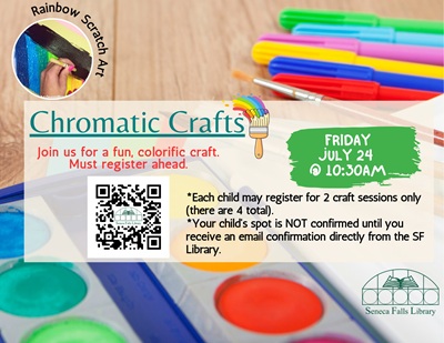 Chromatic Crafts: Rainbow Scratch Art (July 24)