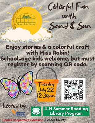 Colorful Fun with Sand and Sun (July 22)