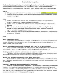 writing competition details