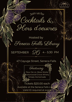 Cocktails & Hors d’oeuvres (Fundraiser)