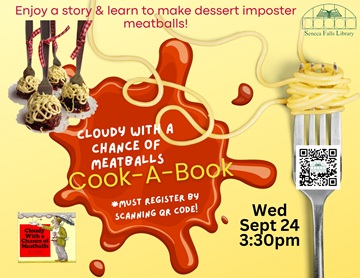 Cloudy with a Chance of Meatballs Cook-a-Book    NEW DATE