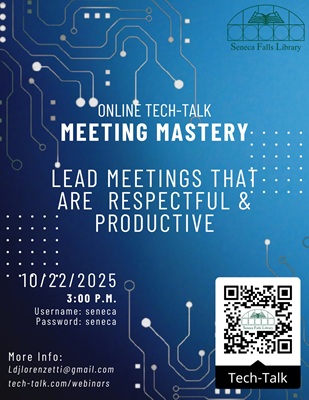 Tech Talk: Meeting Mastery (online)