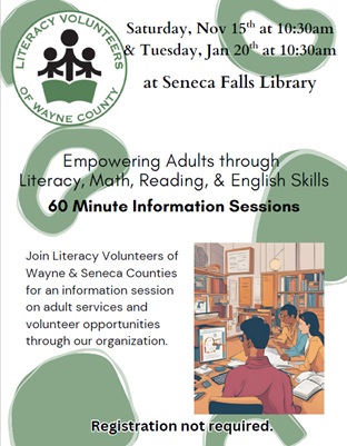 Literacy Volunteers information session