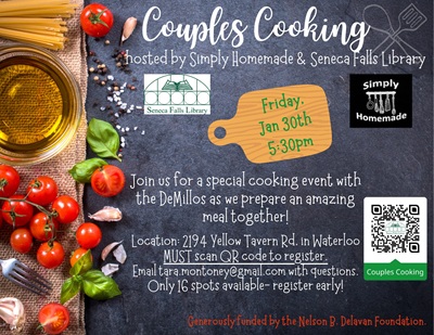 Couples Cooking at Simply Homemade