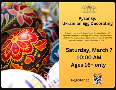 Pysanky: Ukrainian Egg Decorating class
