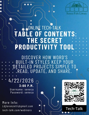 Tech-Talk: Table of Contents: The Secret Productivity Tool