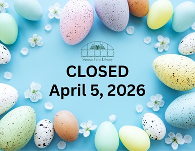 Library CLOSED April 5th for Easter