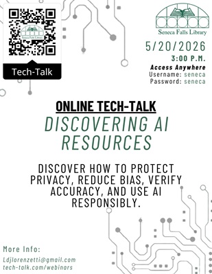 Tech-Talk: Discover AI Resources webinar (online)