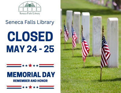 Library Closed May 24 – 25