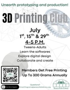 3 d printing club