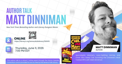Author Talk: Matt Dinniman (online)