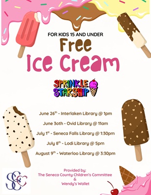 Free Ice Cream for Kids 15 and Under on July 1st