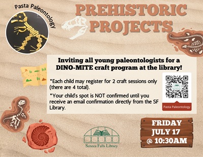 Prehistoric Projects: Pasta Paleontology (7/17)
