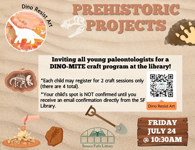 Prehistoric Projects: Dino Resist Art (7/24)