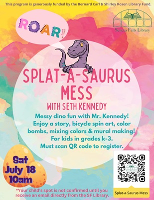 Splat-A-Saurus Mess with Seth Kennedy