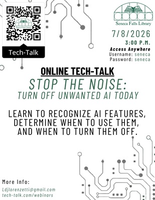 Online Tech-Talk: Turn Off Unwanted A.I.