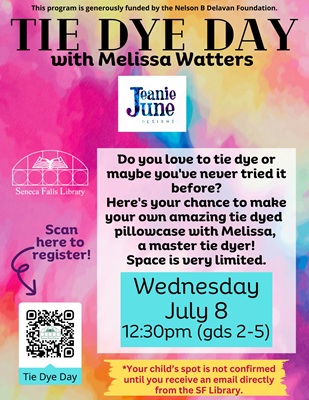 Tie Dye Day (Grades 2-5)