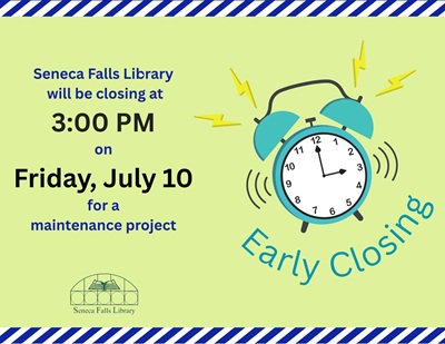 Early Closing on Friday, July 10