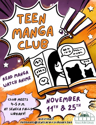 Teen Manga Club (Sep – Nov)