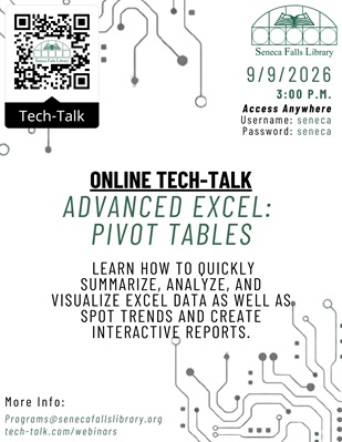 Online Tech Talk: Advanced Excel Pivot Tables