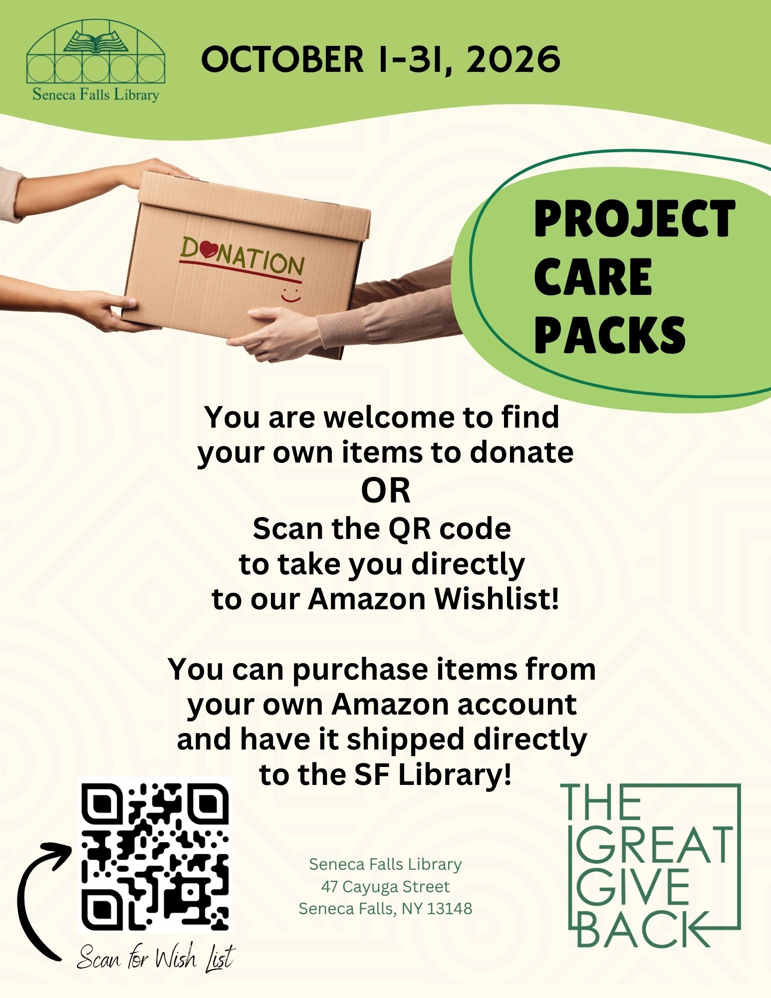 great give back page 2 with wish list code