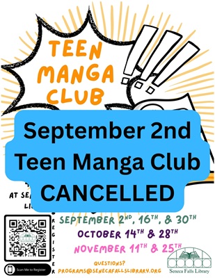 9/2 Teen Manga Club CANCELLED