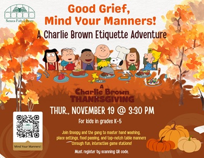 Good Grief, Mind Your Manners!  A Charlie Brown Etiquette Adventure